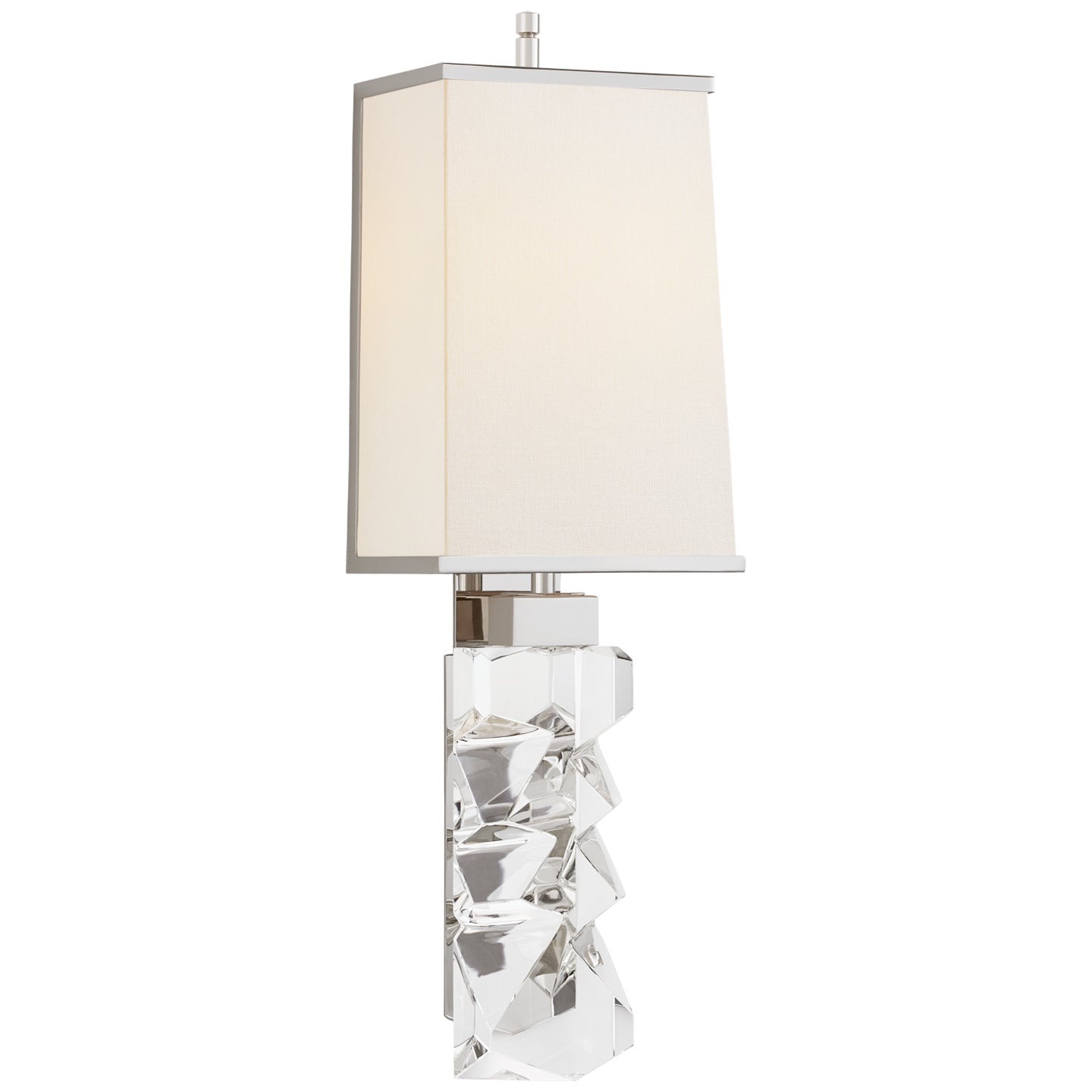 Visual Comfort Signature - TOB 2950CG/PN-L/PN - Two Light Wall Sconce - Argentino - Crystal and Polished Nickel