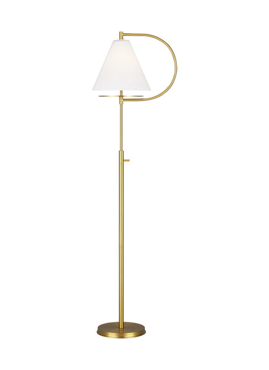 Load image into Gallery viewer, Visual Comfort Studio - KT1251BBS1 - One Light Floor Lamp - Gesture - Burnished Brass
