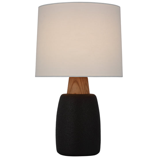 Visual Comfort Signature - BBL 3611PRB-L - LED Table Lamp - Aida - Porous Black and Natural Oak