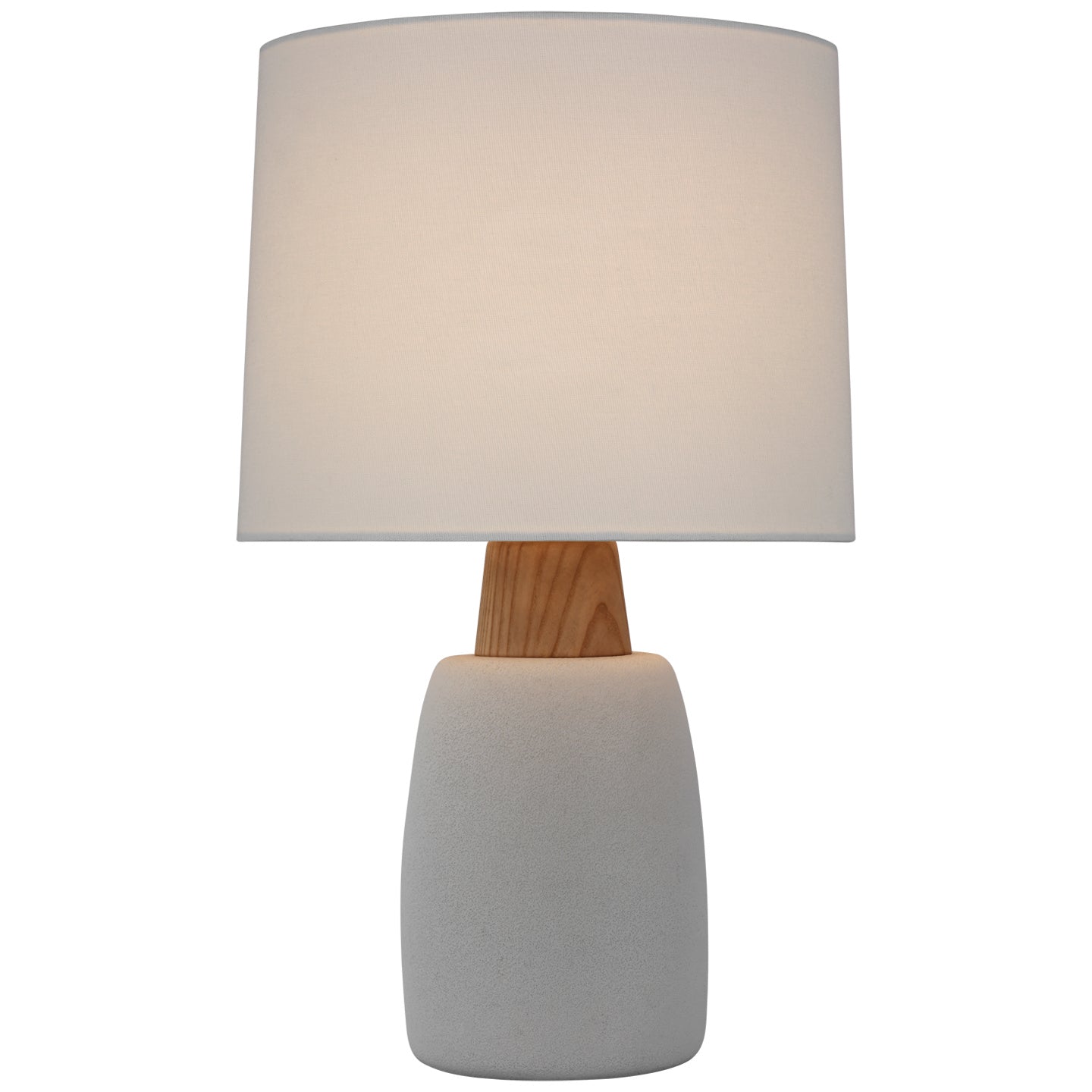 Load image into Gallery viewer, Visual Comfort Signature - BBL 3611PRW-L - LED Table Lamp - Aida - Porous White and Natural Oak
