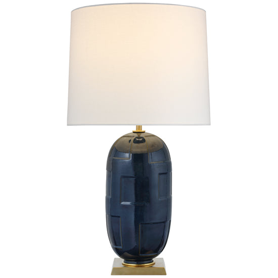 Visual Comfort Signature - TOB 3685MBB-L - LED Table Lamp - Incasso - Mixed Blue Brown