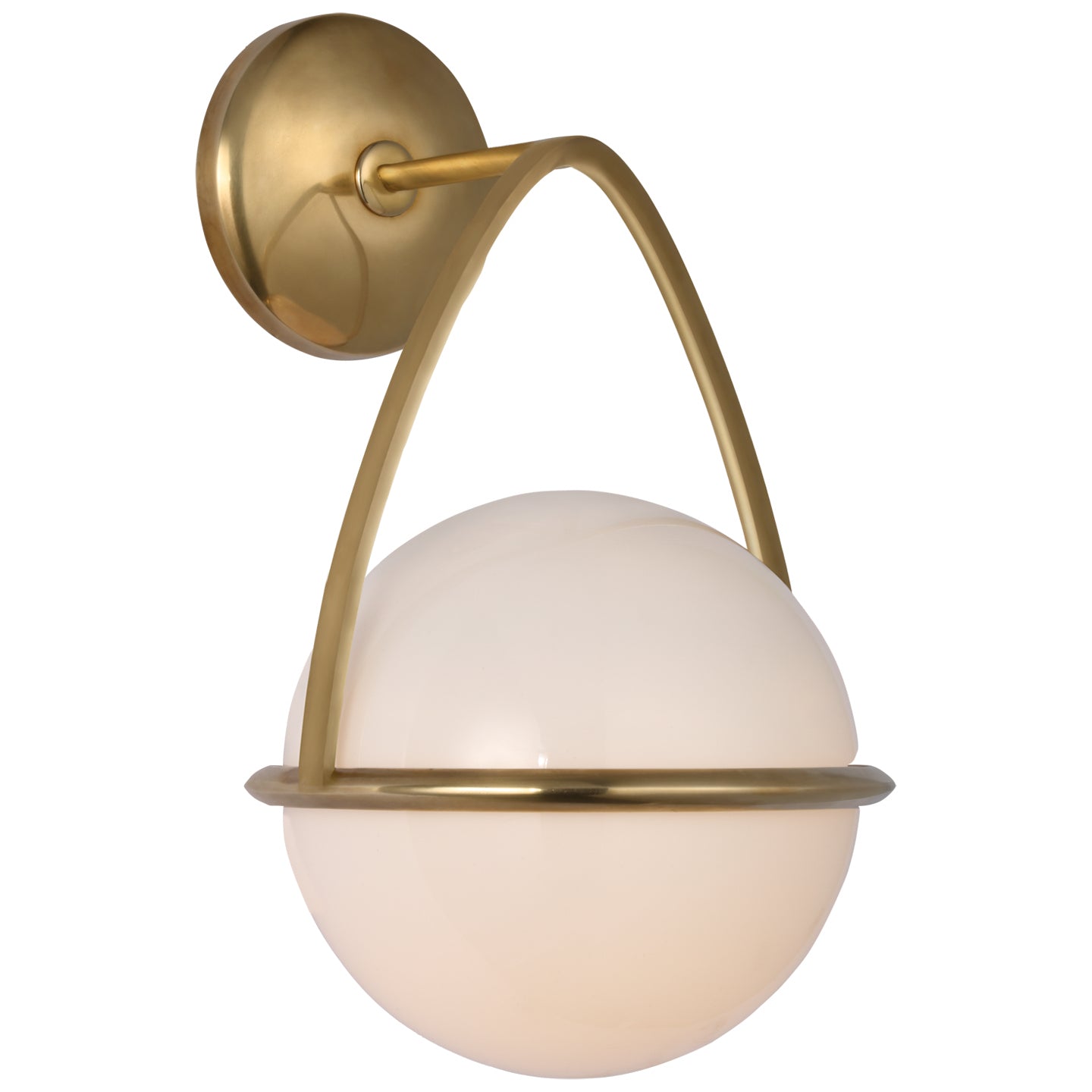Load image into Gallery viewer, Visual Comfort Signature - ARN 2362HAB-WG - LED Wall Sconce - Lisette - Hand-Rubbed Antique Brass
