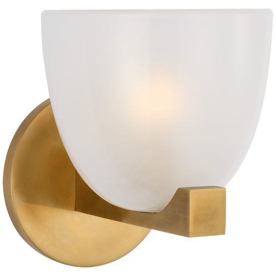 Visual Comfort Signature - ARN 2490HAB-FG - LED Wall Sconce - Carola - Hand-Rubbed Antique Brass