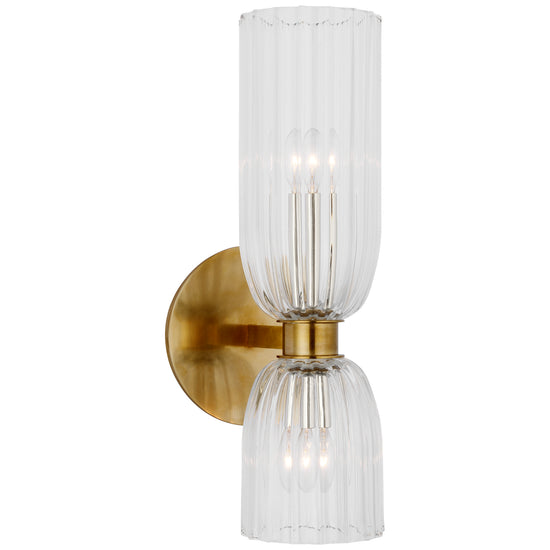 Visual Comfort Signature - ARN 2500HAB-CG - LED Wall Sconce - Asalea - Hand-Rubbed Antique Brass