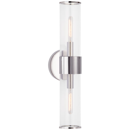 Visual Comfort Signature - KW 2118PN-CG - Two Light Wall Sconce - Liaison - Polished Nickel