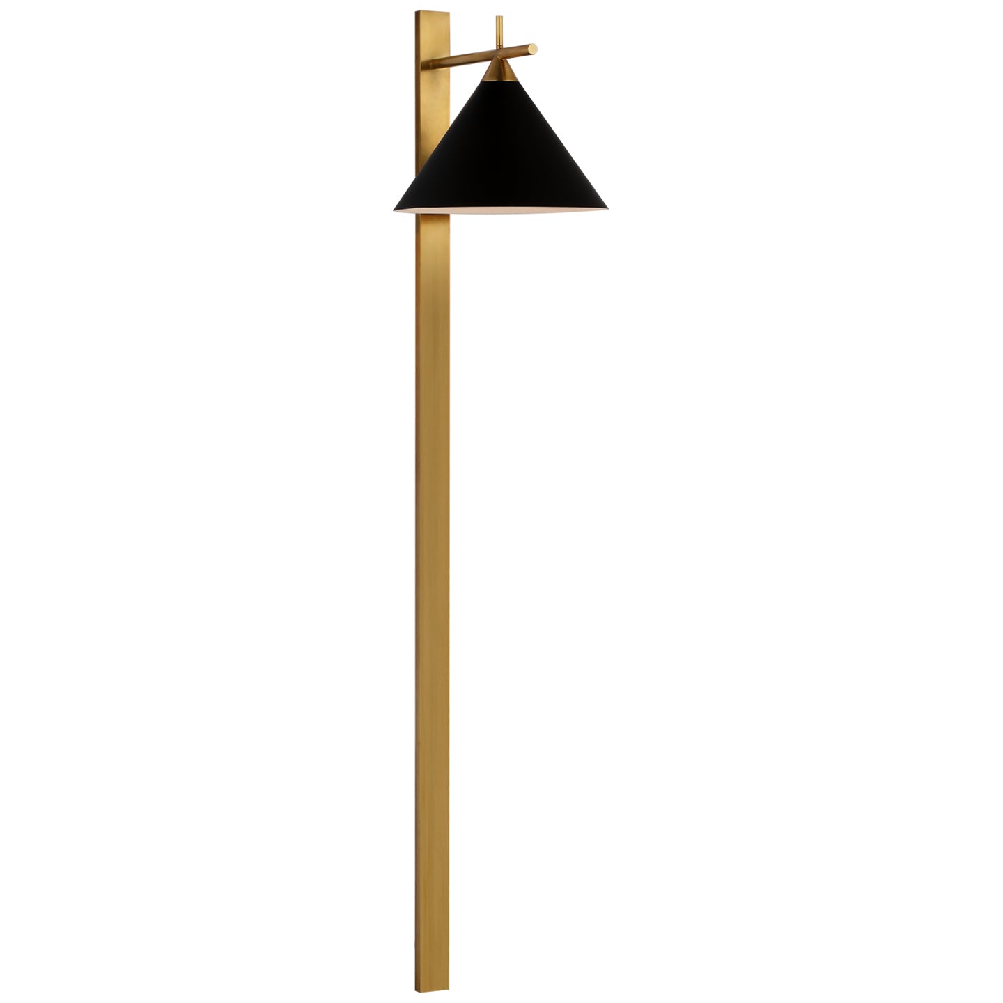 Visual Comfort Signature - KW 2412AB-BLK - LED Wall Sconce - Cleo - Antique-Burnished Brass