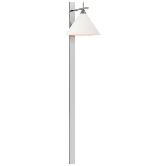 Visual Comfort Signature - KW 2412PN-WHT - LED Wall Sconce - Cleo - Polished Nickel