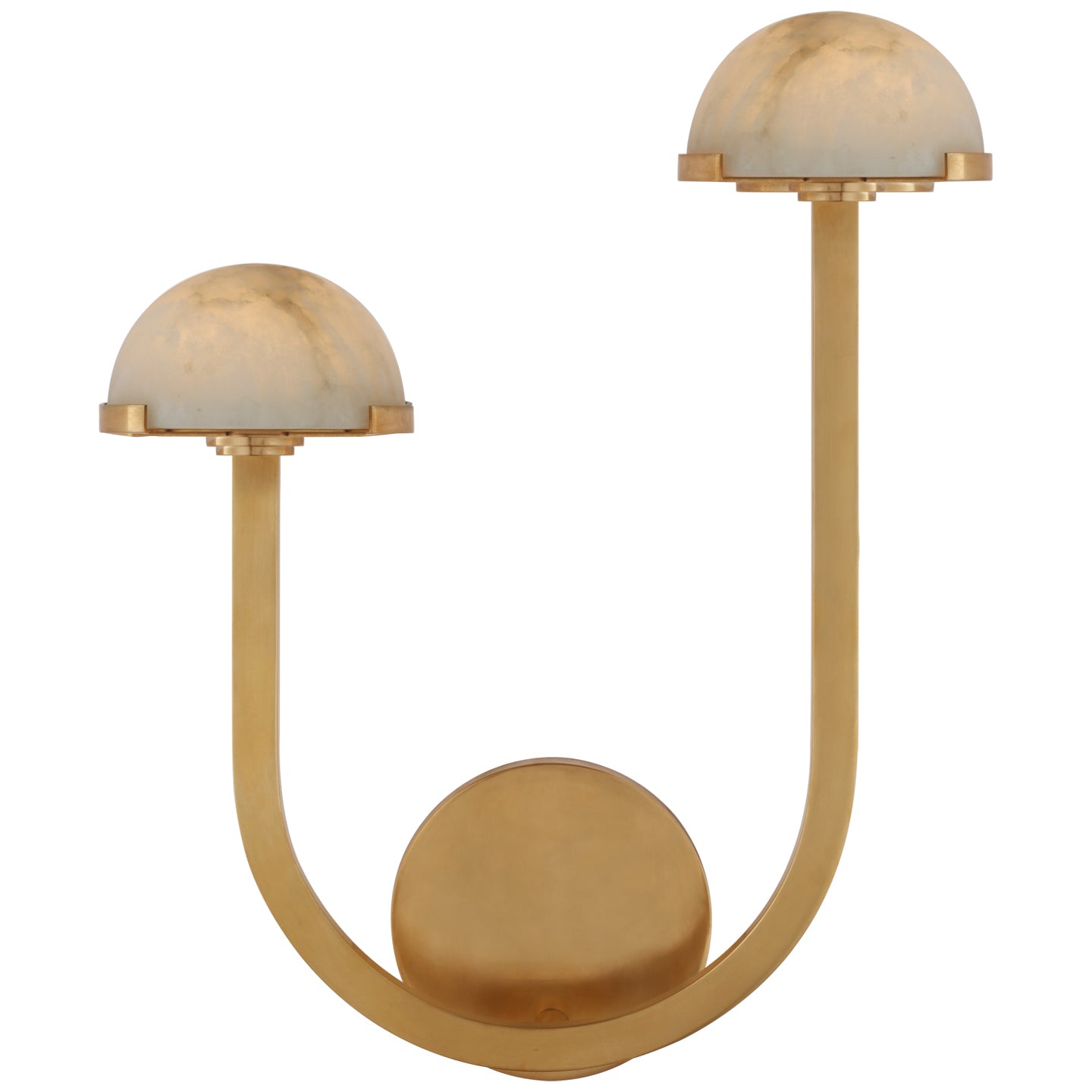 Visual Comfort Signature - KW 2624AB-ALB - LED Wall Sconce - Pedra - Antique-Burnished Brass