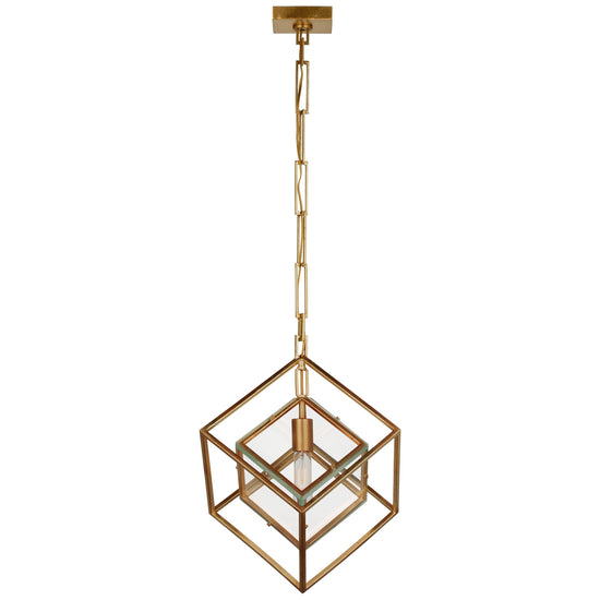 Load image into Gallery viewer, Visual Comfort Signature - KW 5023G-CG - LED Pendant - Cubed - Gild
