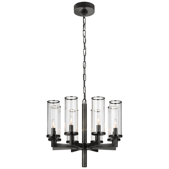 Load image into Gallery viewer, Visual Comfort Signature - KW 5200BZ-CG - Eight Light Chandelier - Liaison - Bronze
