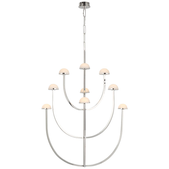 Load image into Gallery viewer, Visual Comfort Signature - KW 5622PN-ALB - LED Chandelier - Pedra - Polished Nickel
