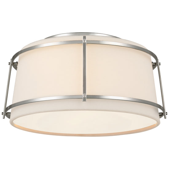 Load image into Gallery viewer, Visual Comfort Signature - S 4685PN-L/FA - LED Flush Mount - Callaway - Polished Nickel
