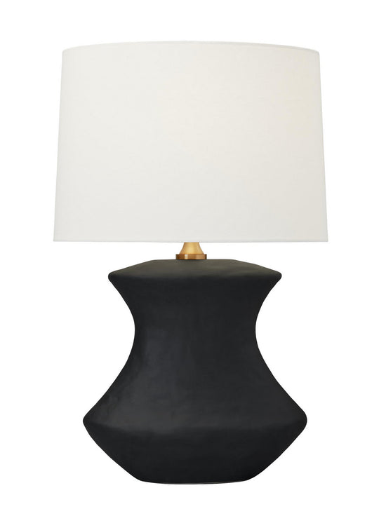 Visual Comfort Studio - HT1021RBC1 - One Light Table Lamp - Bone - Rough Black Ceramic