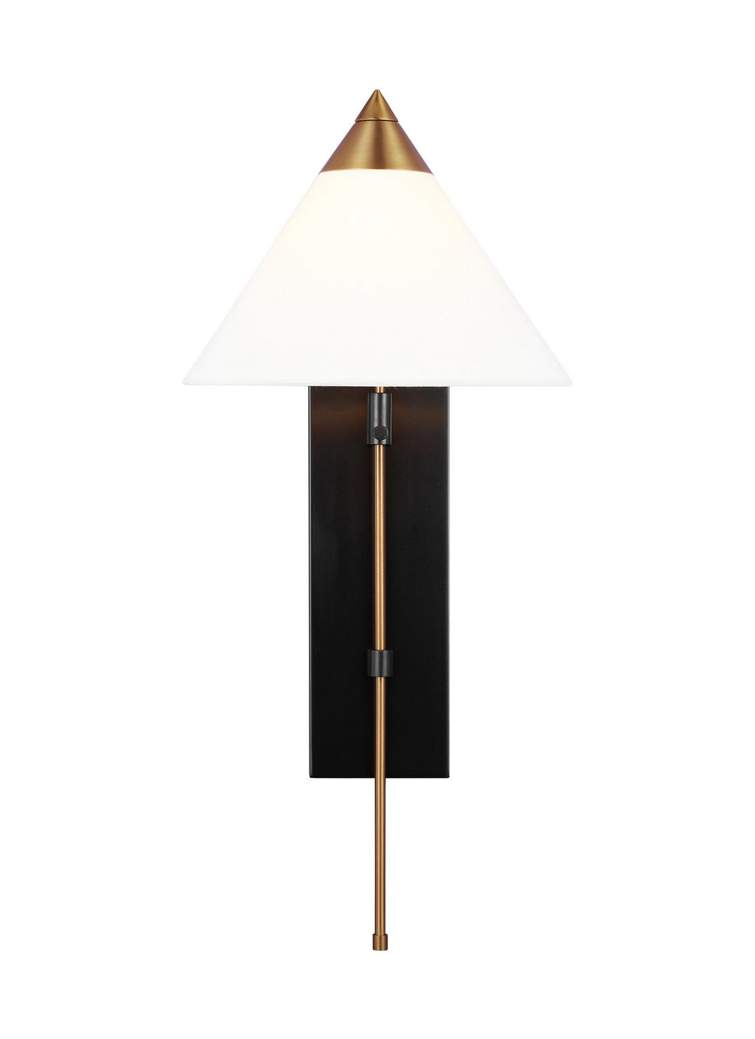 Load image into Gallery viewer, Visual Comfort Studio - KWL1121BBSBNZ - One Light Wall Sconce - Franklin - Burnished Brass and Deep Bronze

