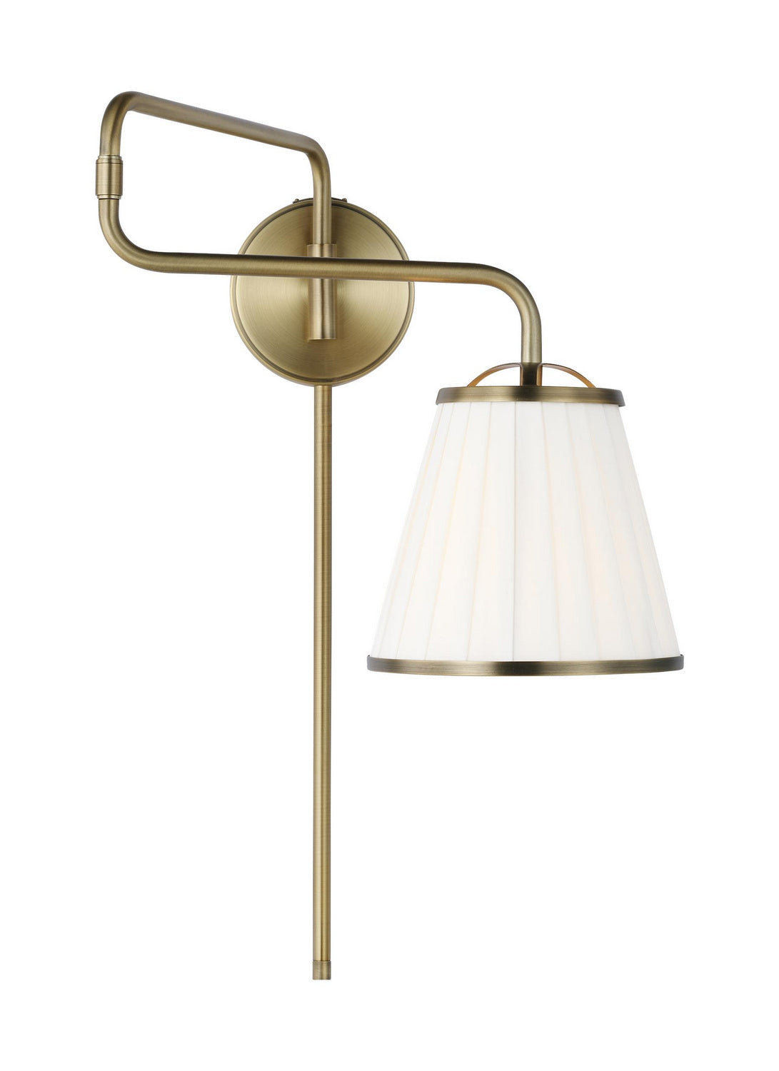 Load image into Gallery viewer, Visual Comfort Studio - LW1081TWB - One Light Wall Sconce - Esther - Time Worn Brass
