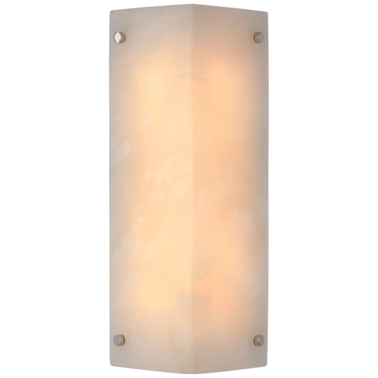 Load image into Gallery viewer, Visual Comfort Signature - ARN 2043ALB/PN - Two Light Wall Sconce - Clayton - Alabaster and Polished Nickel
