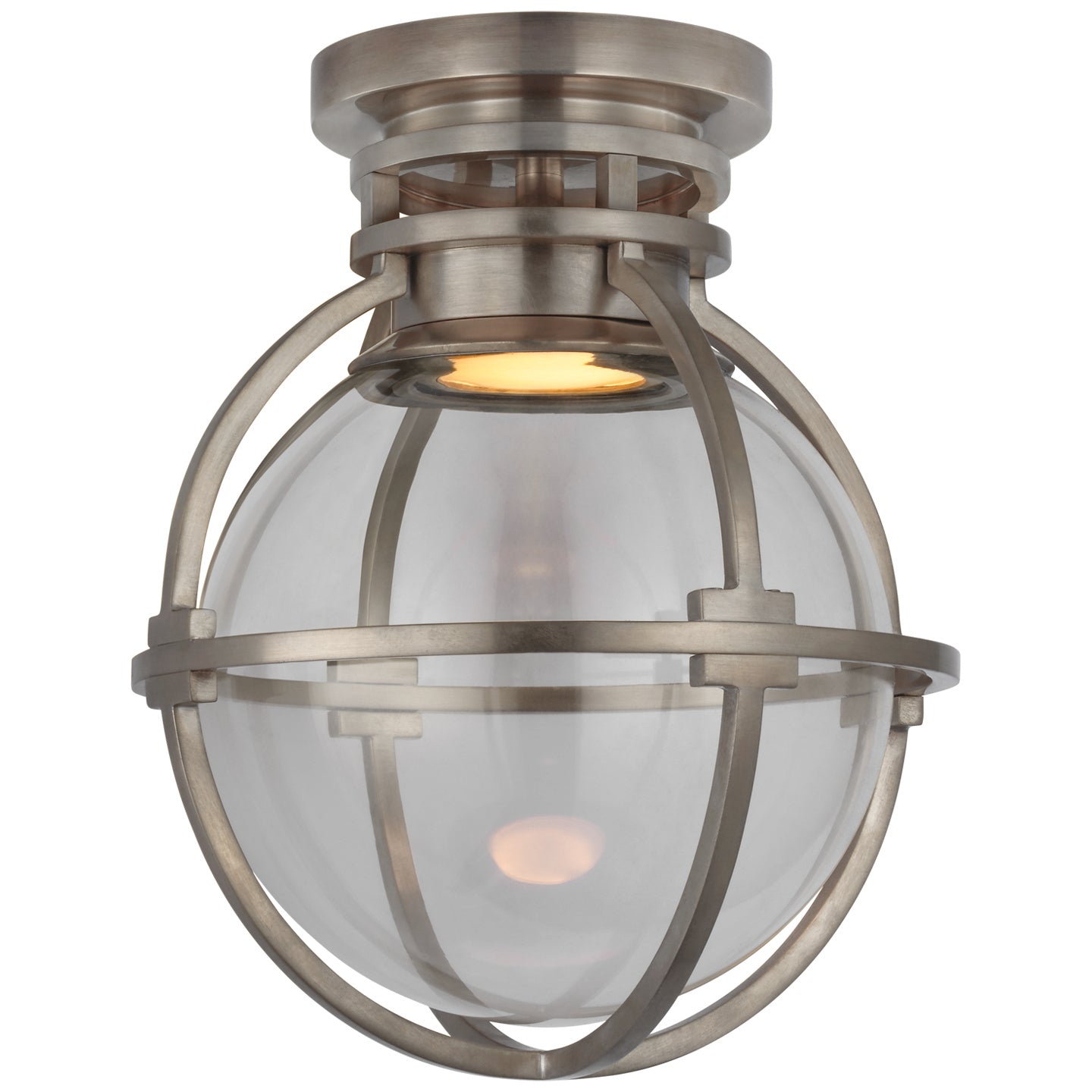 Load image into Gallery viewer, Visual Comfort Signature - CHC 4480AN-CG - LED Flush Mount - Gracie - Antique Nickel
