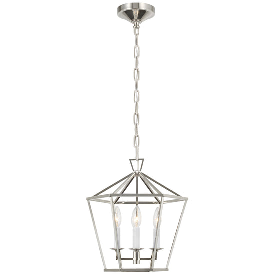 Load image into Gallery viewer, Visual Comfort Signature - CHC 5226PN - LED Lantern - Darlana Hex - Polished Nickel
