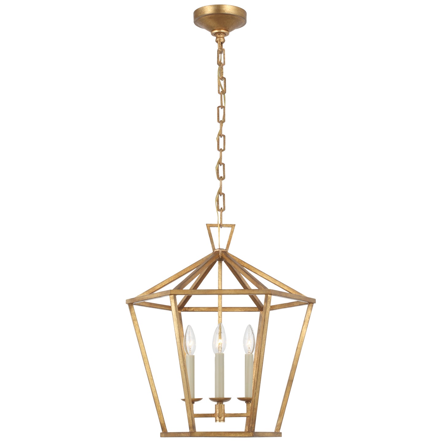 Load image into Gallery viewer, Visual Comfort Signature - CHC 5227GI - LED Lantern - Darlana Hex - Gilded Iron
