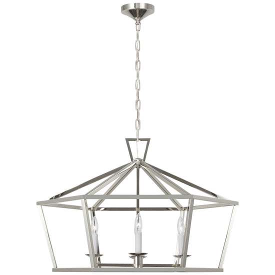 Load image into Gallery viewer, Visual Comfort Signature - CHC 5290PN - LED Lantern - Darlana Hex - Polished Nickel
