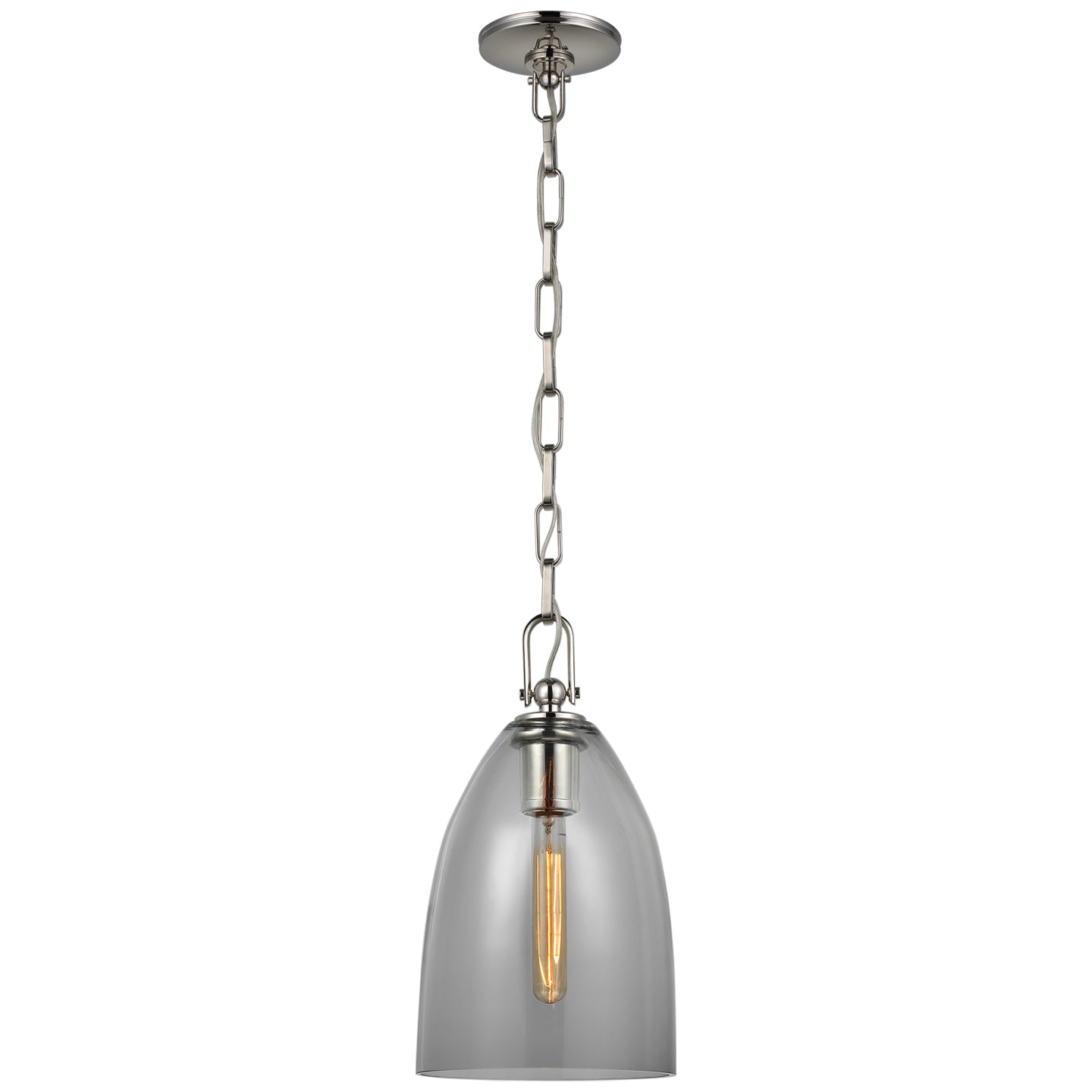 Visual Comfort Signature - CHC 5425PN-SMG - LED Pendant - Andros - Polished Nickel