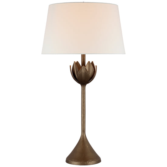 Visual Comfort Signature - JN 3002ABL-L - One Light Table Lamp - Alberto - Antique Bronze Leaf