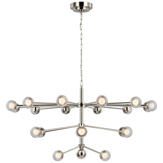 Load image into Gallery viewer, Visual Comfort Signature - KS 5235PN-CG - LED Chandelier - Alloway - Polished Nickel
