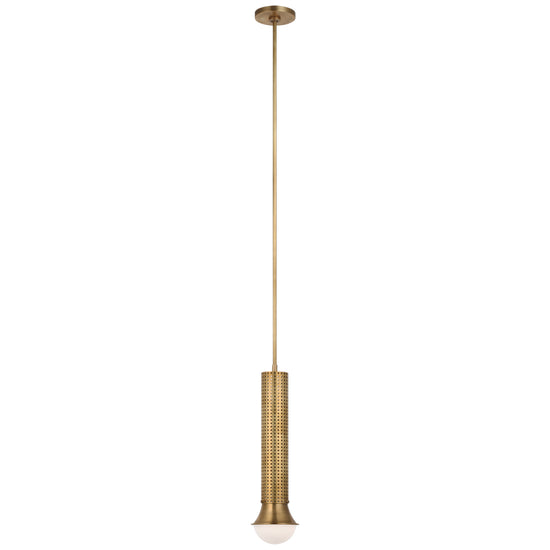 Load image into Gallery viewer, Visual Comfort Signature - KW 5220AB-WG - LED Pendant - Precision - Antique-Burnished Brass
