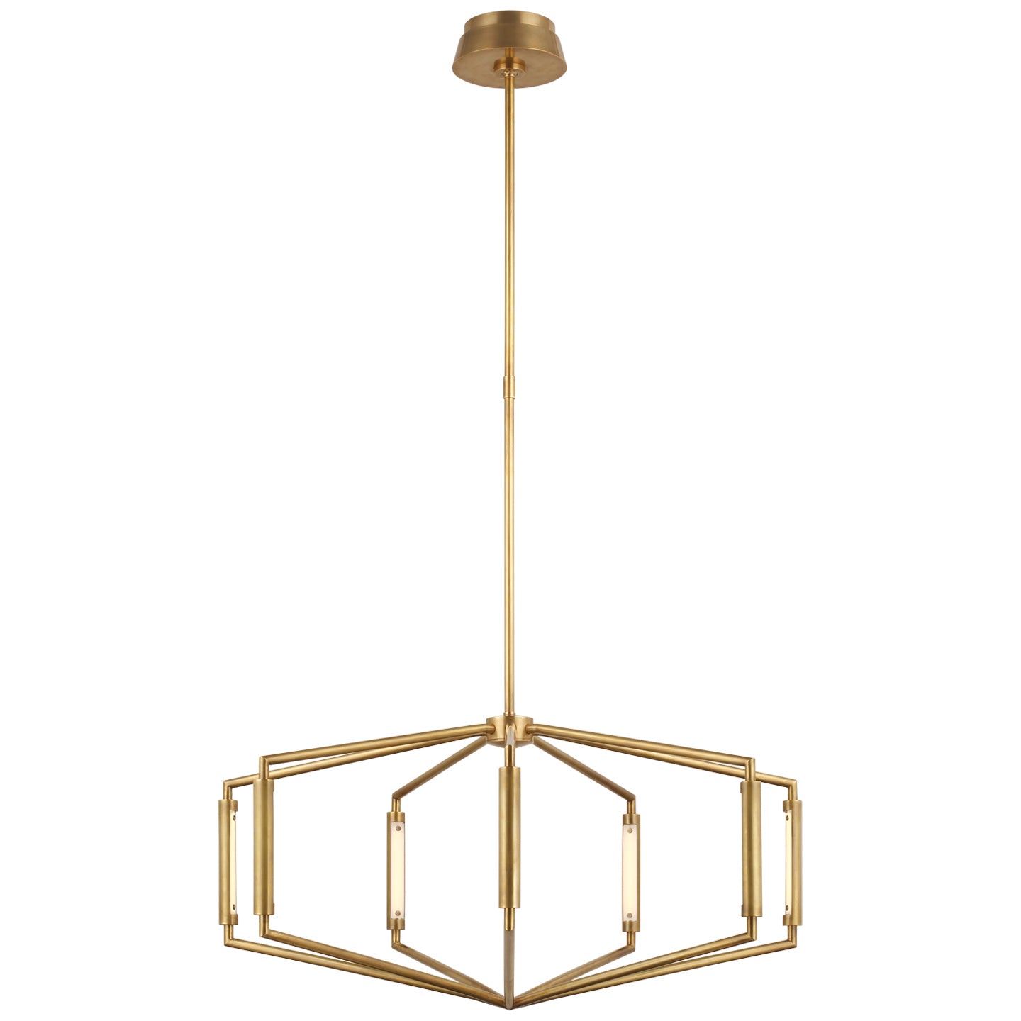 Load image into Gallery viewer, Visual Comfort Signature - KW 5706AB - LED Chandelier - Appareil - Antique-Burnished Brass
