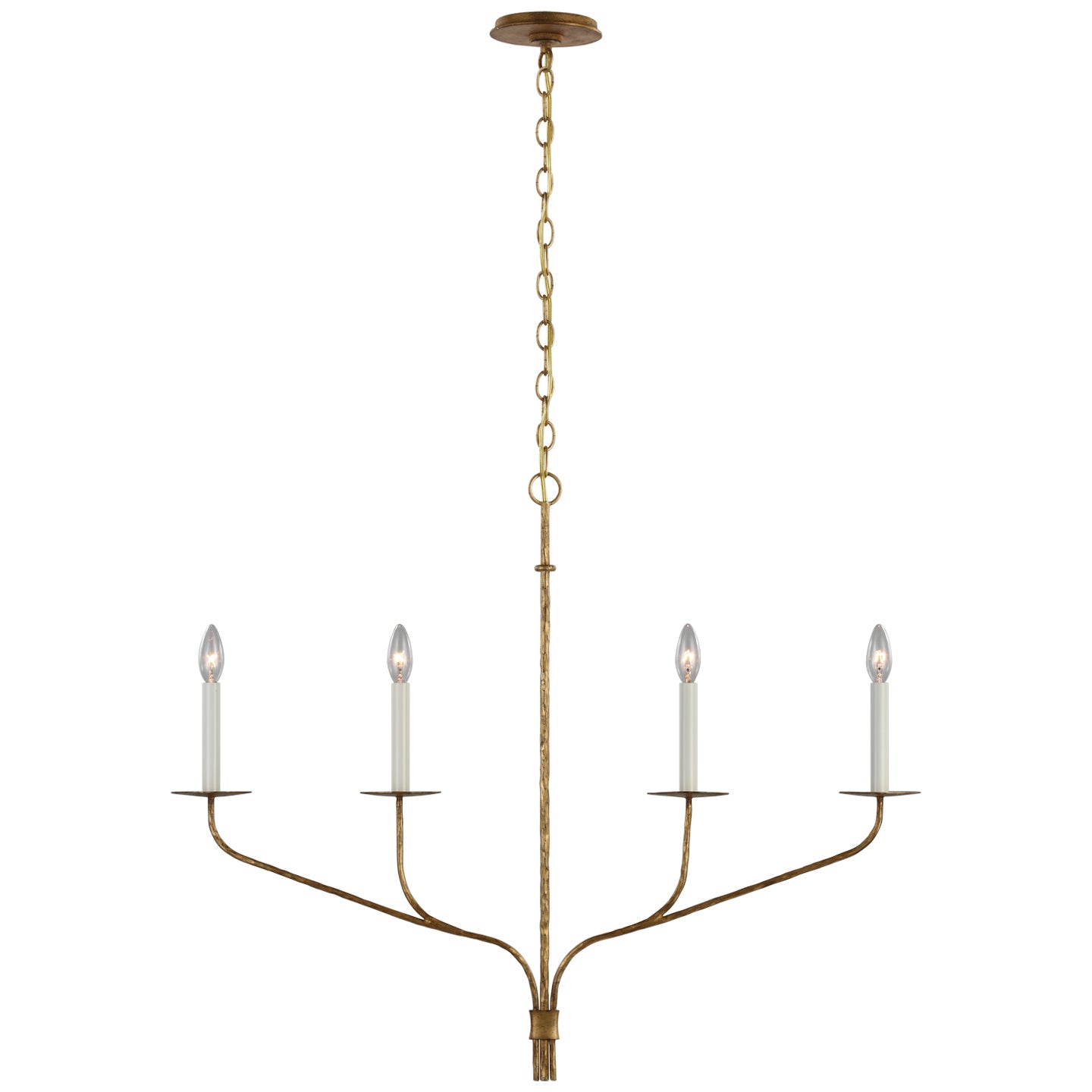 Load image into Gallery viewer, Visual Comfort Signature - S 5750GI - LED Linear Chandelier - Belfair - Gilded Iron
