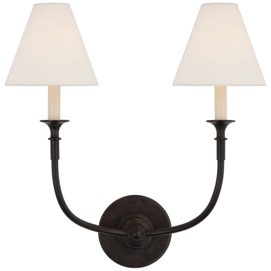 Load image into Gallery viewer, Visual Comfort Signature - TOB 2451AI-L - LED Wall Sconce - Piaf - Aged Iron
