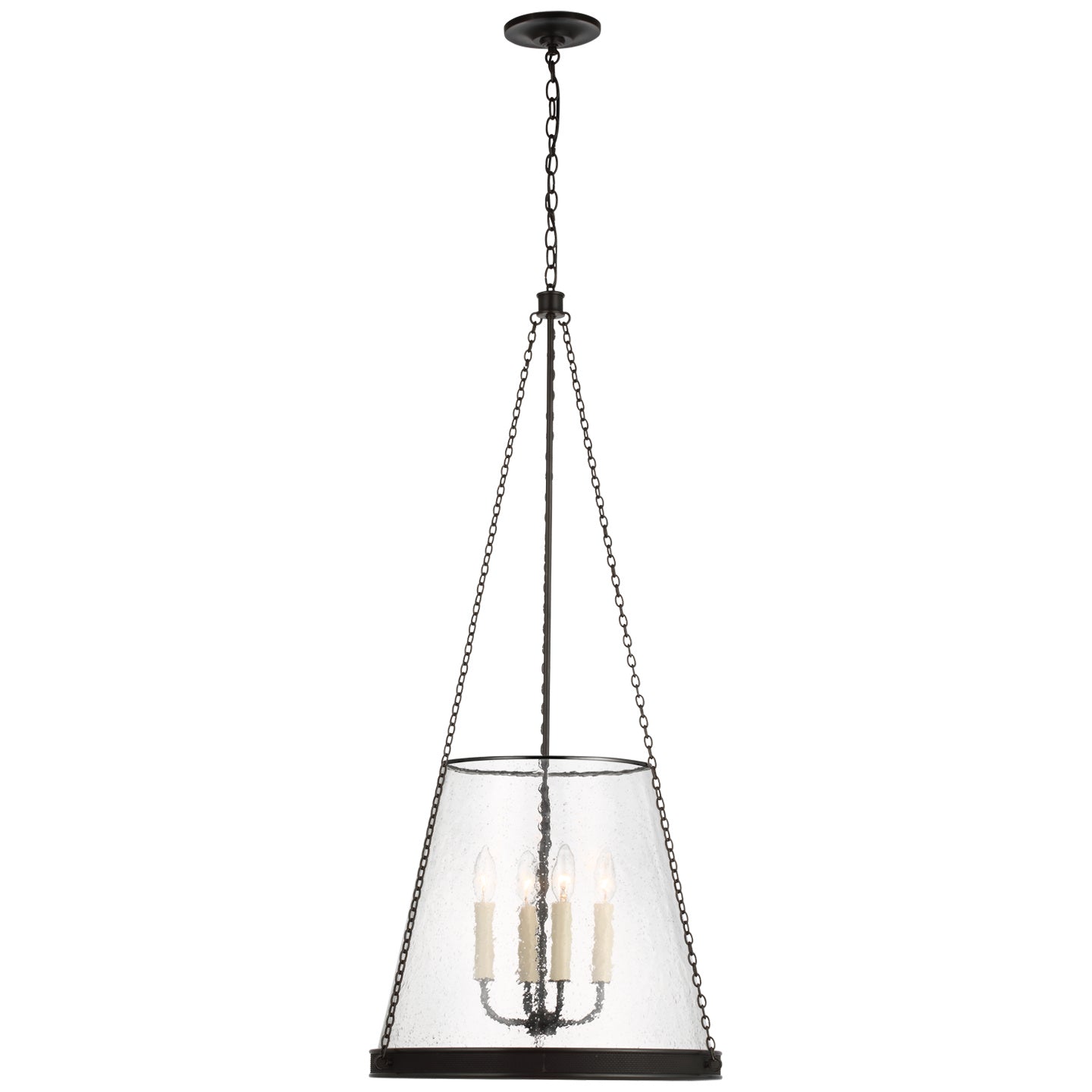 Load image into Gallery viewer, Visual Comfort Signature - S 5182BZ-CG - LED Pendant - Reese - Bronze
