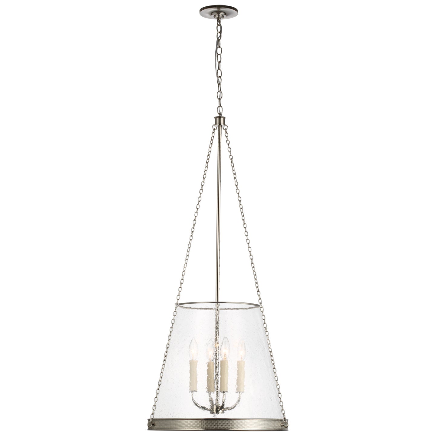 Load image into Gallery viewer, Visual Comfort Signature - S 5182PN-CG - LED Pendant - Reese - Polished Nickel
