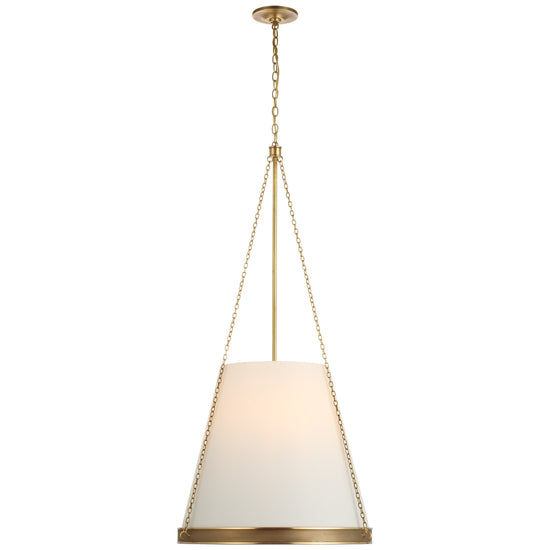 Load image into Gallery viewer, Visual Comfort Signature - S 5183SB-L - LED Pendant - Reese - Soft Brass
