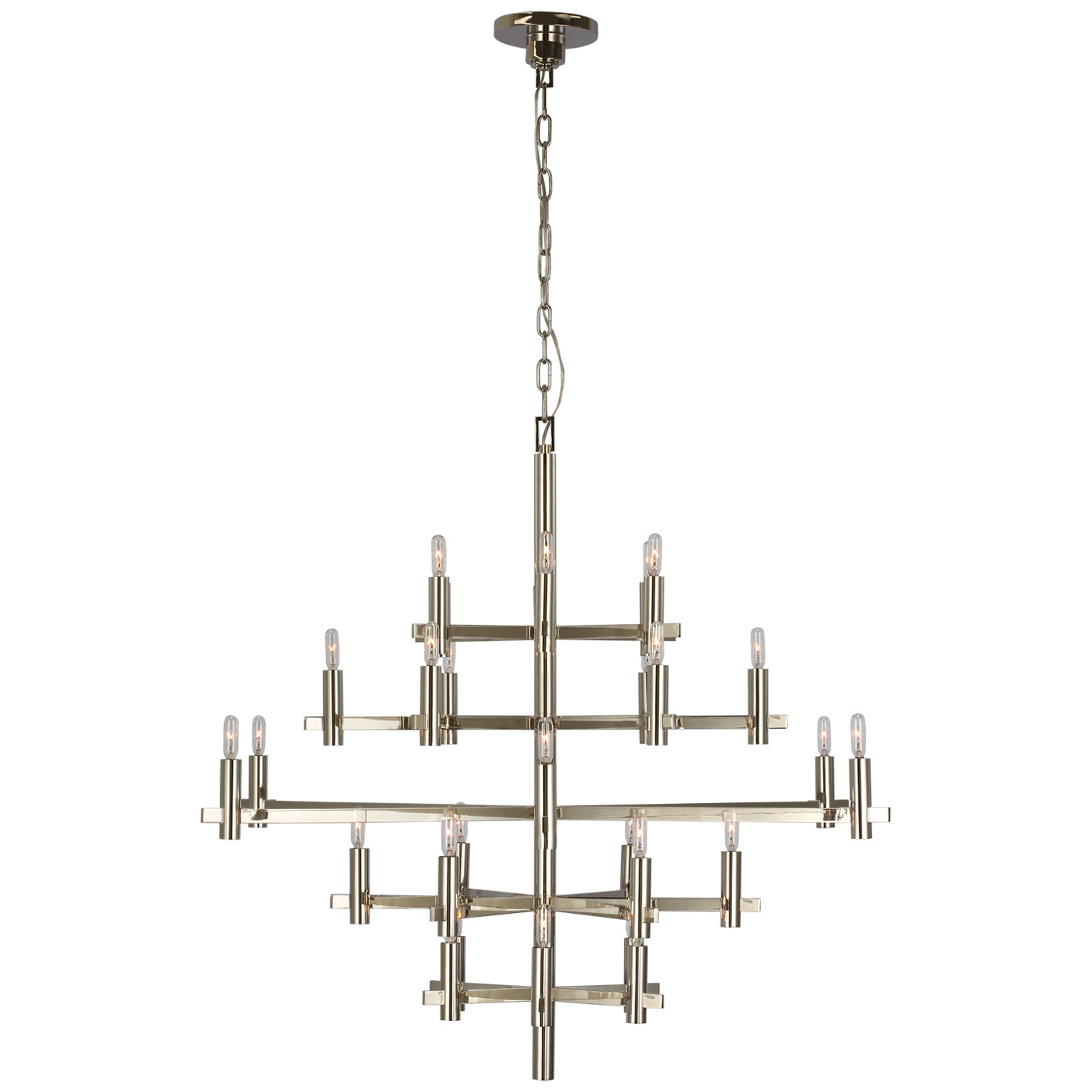 Load image into Gallery viewer, Visual Comfort Signature - CHC 5632PN - LED Chandelier - Sonnet - Polished Nickel
