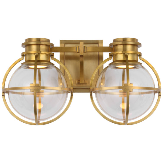 Load image into Gallery viewer, Visual Comfort Signature - CHD 2482AB-CG - LED Wall Sconce - Gracie - Antique-Burnished Brass

