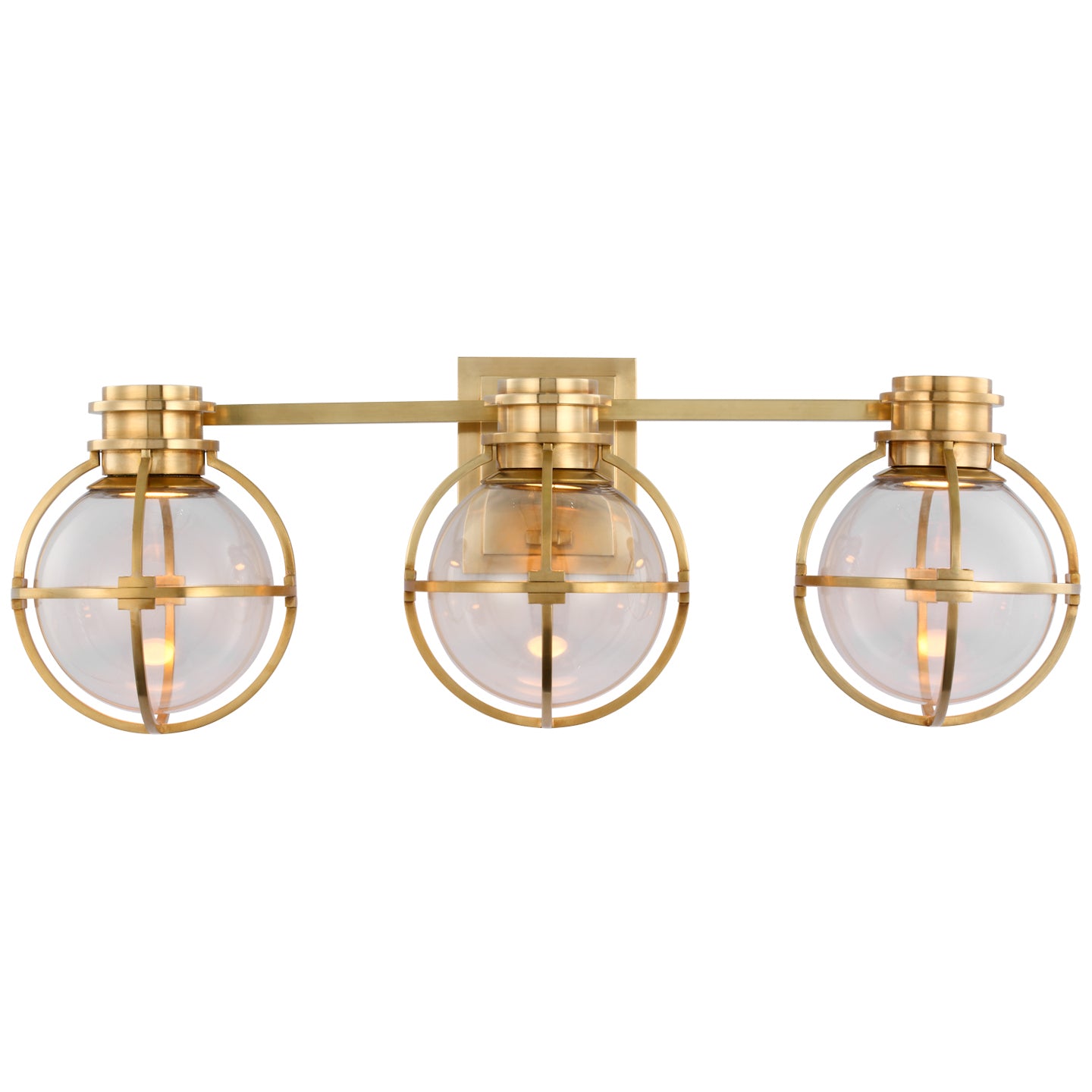 Load image into Gallery viewer, Visual Comfort Signature - CHD 2483AB-CG - LED Wall Sconce - Gracie - Antique-Burnished Brass

