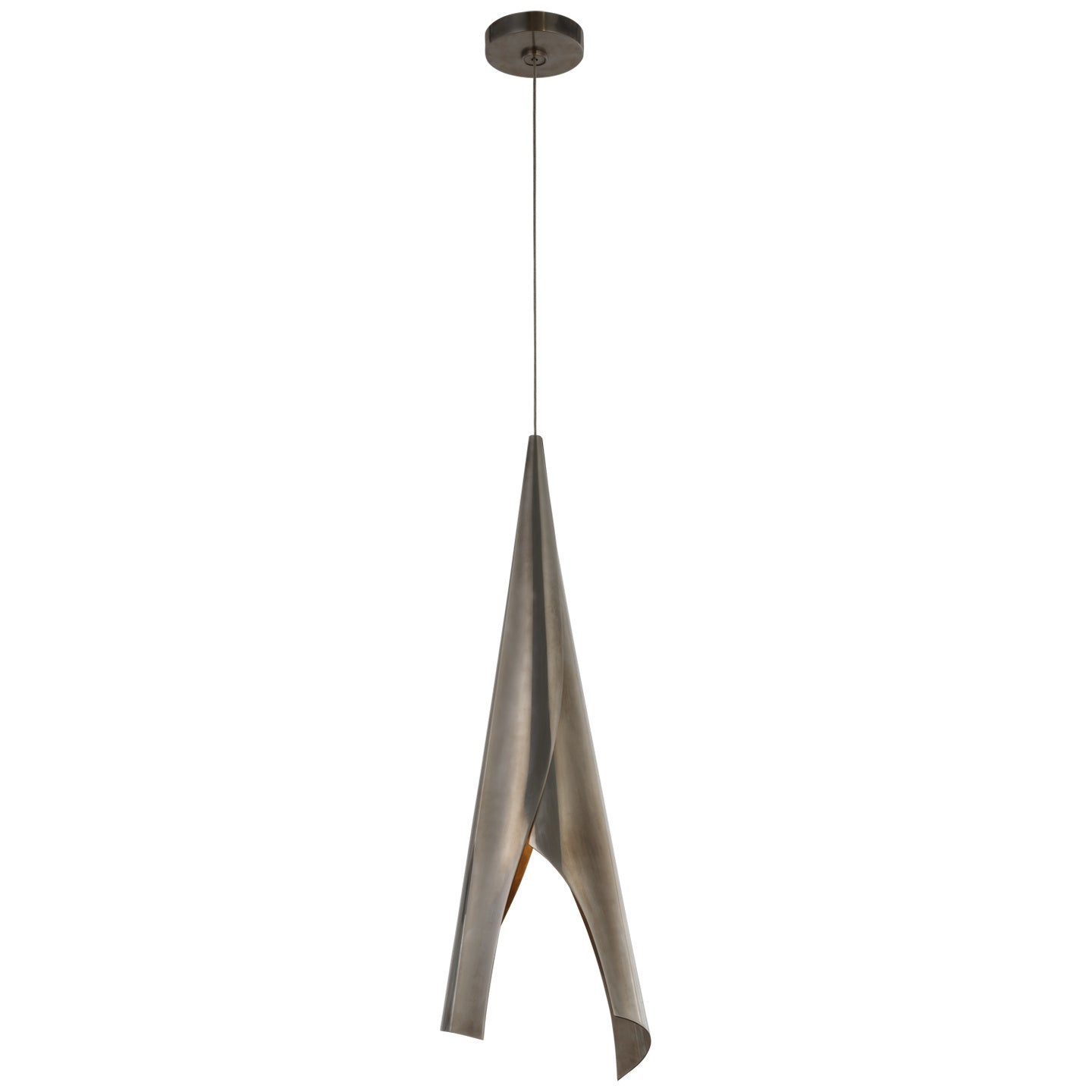 Load image into Gallery viewer, Visual Comfort Signature - KW 5632PWT - LED Pendant - Piel - Pewter
