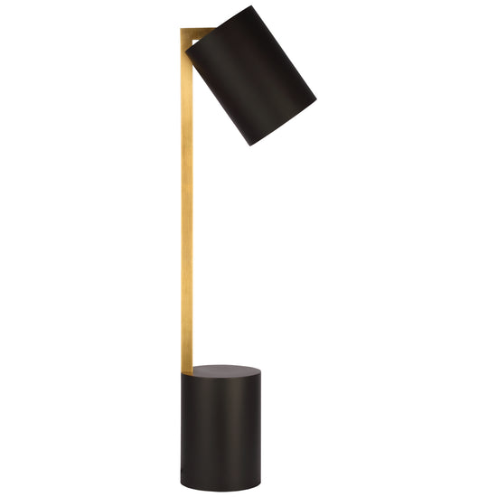 Visual Comfort Signature - S 3505BLK/HAB - LED Table Lamp - Anthony - Matte Black and Hand-Rubbed Antique Brass