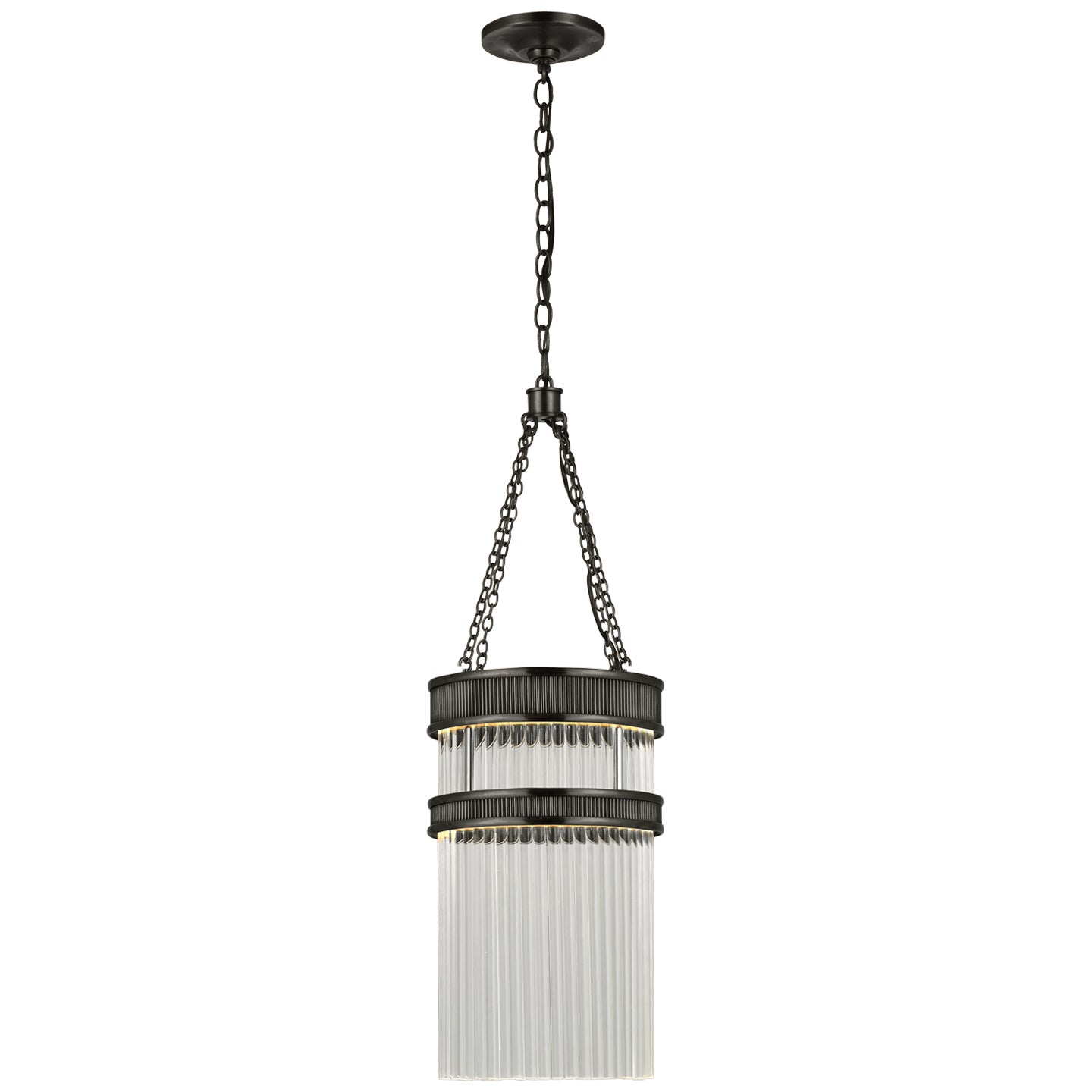 Load image into Gallery viewer, Visual Comfort Signature - S 5170BZ-CG - LED Chandelier - Menil - Bronze
