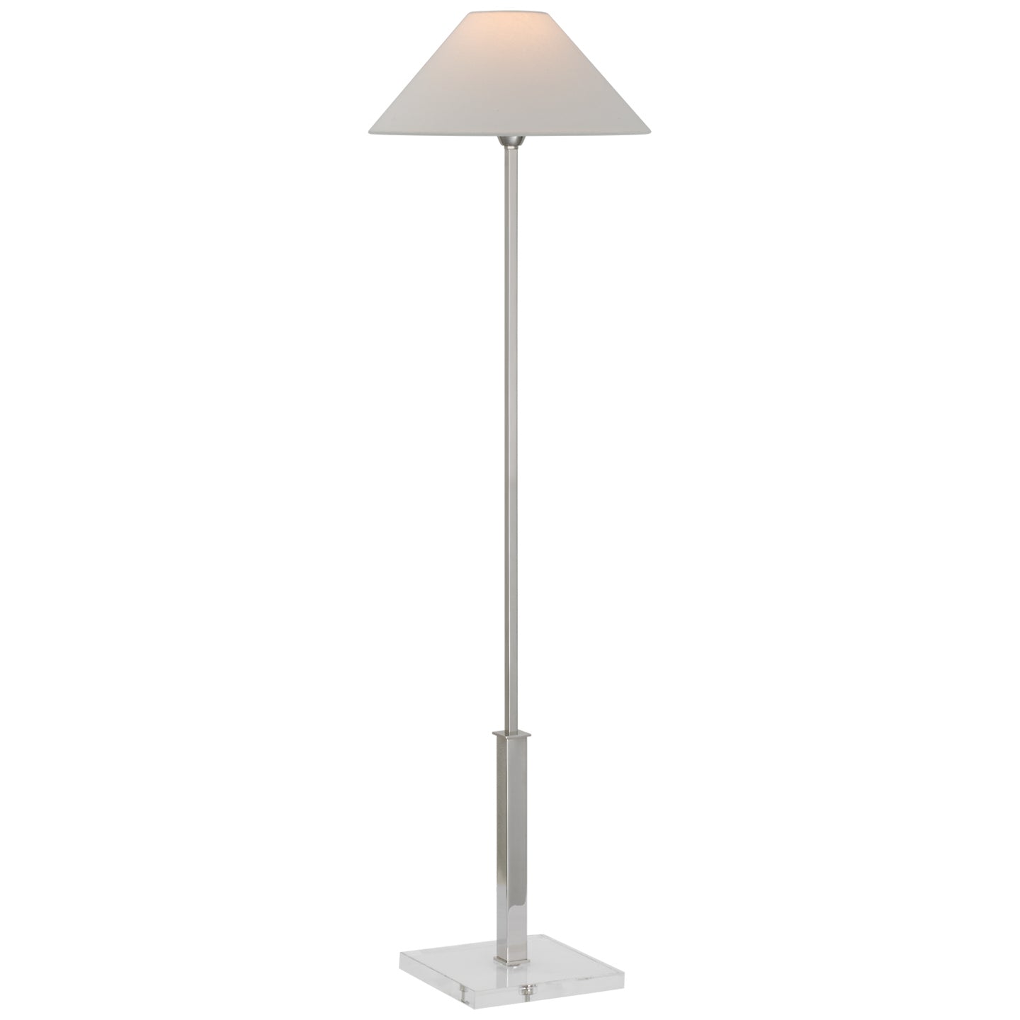 Visual Comfort Signature - SP 1510PN/CG-L - LED Floor Lamp - Asher - Polished Nickel and Crystal