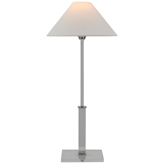Visual Comfort Signature - SP 3510PN/CG-L - LED Table Lamp - Asher - Polished Nickel and Crystal