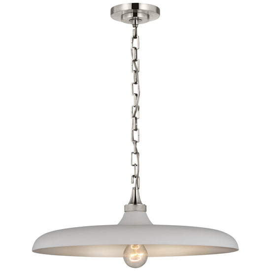 Load image into Gallery viewer, Visual Comfort Signature - TOB 5115PN-PW - LED Pendant - Piatto - Polished Nickel
