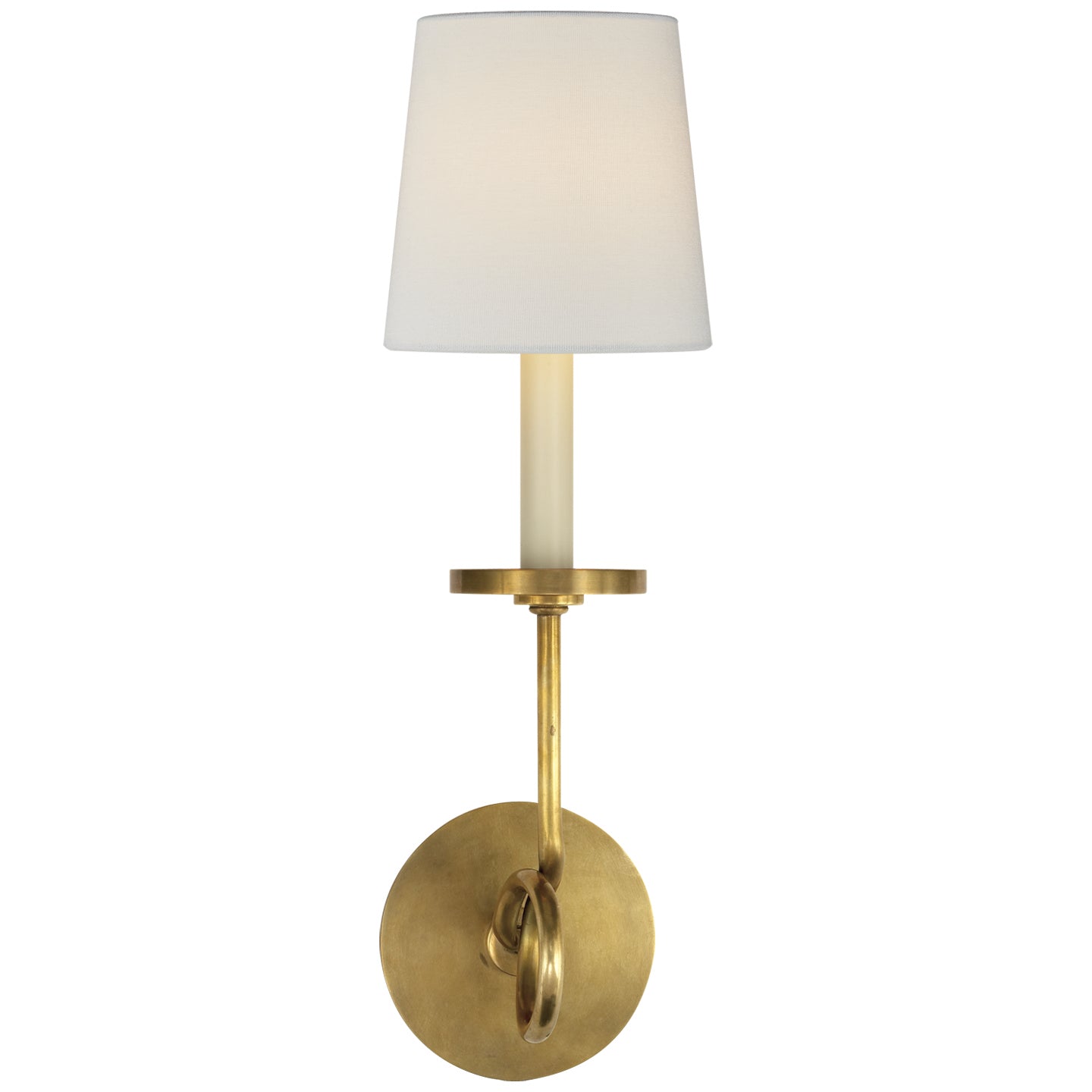 Load image into Gallery viewer, Visual Comfort Signature - CHD 1610AB-L - One Light Wall Sconce - Symmetric Twist - Antique-Burnished Brass
