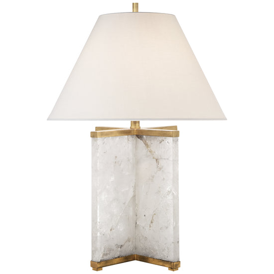 Load image into Gallery viewer, Visual Comfort Signature - SP 3005Q-L - One Light Table Lamp - CAMERON - Natural Quartz Stone
