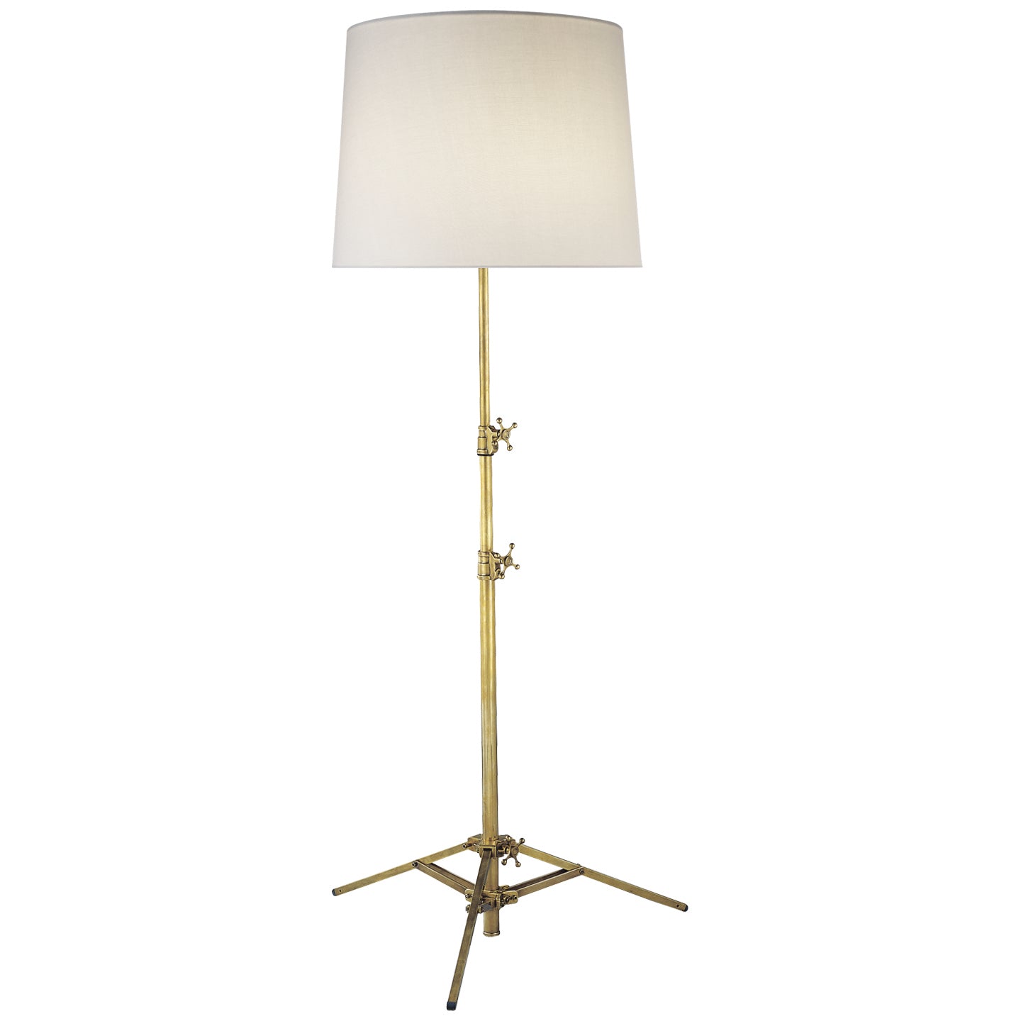 Visual Comfort Signature - TOB 1010HAB-L - Two Light Floor Lamp - Studio - Hand-Rubbed Antique Brass