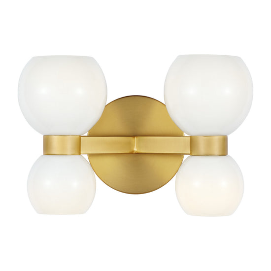 Load image into Gallery viewer, Visual Comfort Studio - KSW1034BBSMG - Four Light Wall Sconce - Londyn - Burnished Brass
