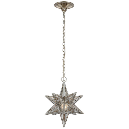 Visual Comfort Signature - CHC 5210BSL-AM - LED Lantern - Moravian Star - Burnished Silver Leaf