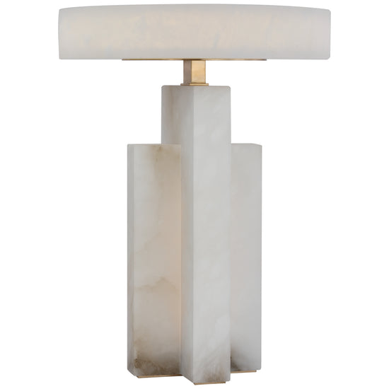 Load image into Gallery viewer, Visual Comfort Signature - KW 3922ALB - LED Table Lamp - Trancas - Alabaster and Brass
