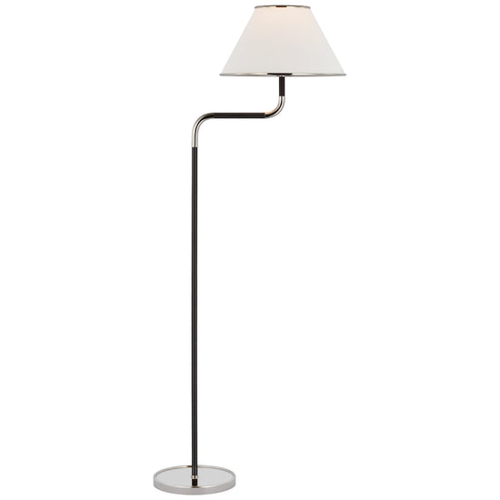 Load image into Gallery viewer, Visual Comfort Signature - MF 1055PN/EB-L - LED Floor Lamp - Rigby - Polished Nickel and Ebony
